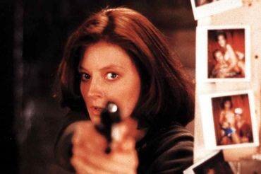 Jodie Foster (Clarice Starling) - Milczenie owiec - kadr z filmu