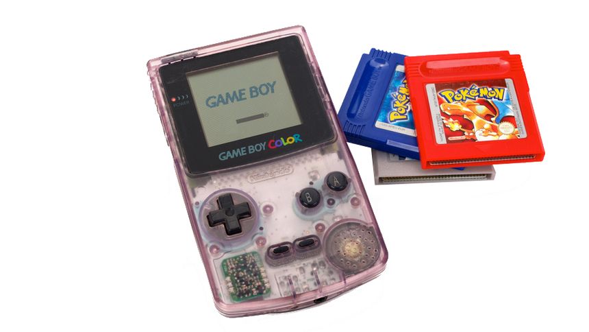 Nintendo Game Boy Color, gry Pokemon - materiał poglądowy