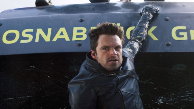 Falcon and the Winter Soldier - Sebastian Stan - kadr z filmu Marvela