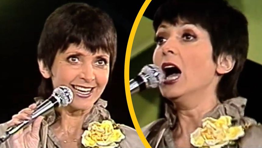 Halina Kunicka podczas występu w Opolu 1970