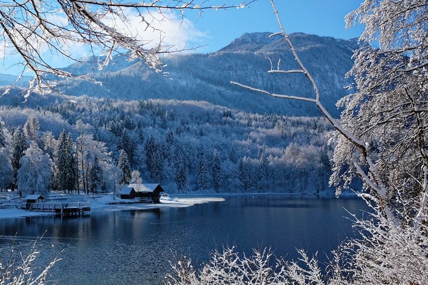 Jezioro Bohinj, Słowenia