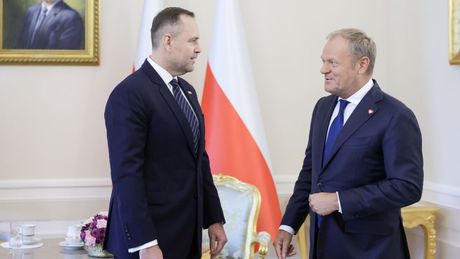 Prezydent Karol Nawrocki i premier Donald Tusk