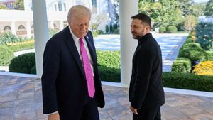 Donald Trump i Wołodymyr Zełenski