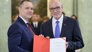 Karol Nawrocki i Andrzej Nowak