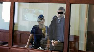 Sebastian M. podczas jednej z wcześniejszych rozpraw