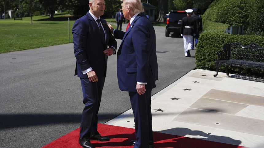 Karol Nawrocki i Donald Trump 