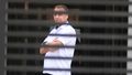 Jair Bolsonaro przed swoim domem