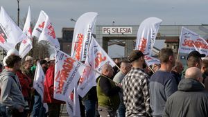 Protest górników PG Silesia