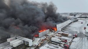 pożar hali w Tarnowie Podgórnym
