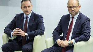 Prezydent Karol Nawrocki i Marcin Przydacz