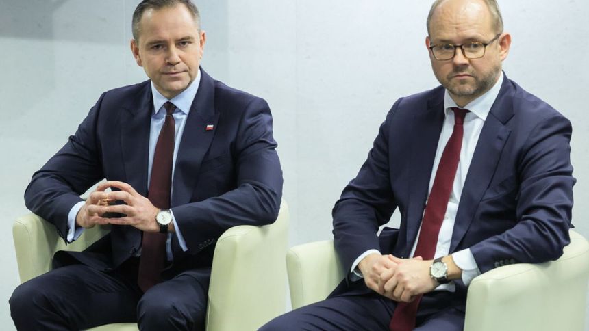 Prezydent Karol Nawrocki i Marcin Przydacz
