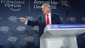 Donald Trump w Davos