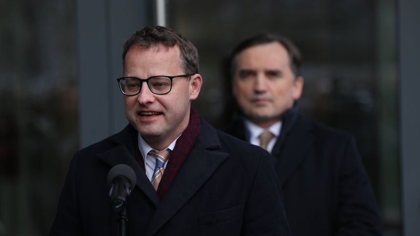 Marcin Romanowski i Zbigniew Ziobro w 2022 roku