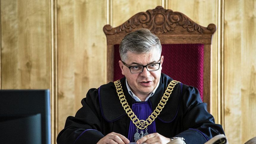 Sędzia Łukasz Biliński w 2018 r.