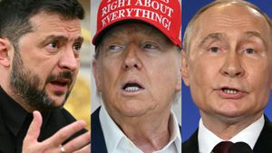 Wołodymyr Zełenski, Donald Trump, Władimir Putin