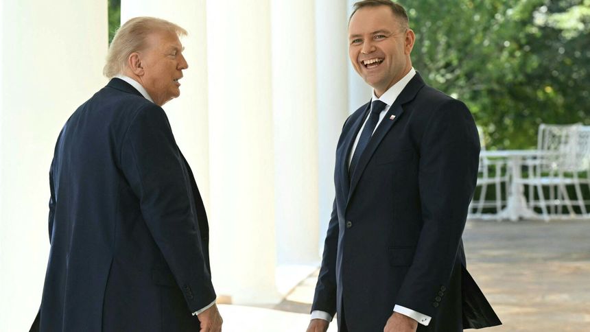 Karol Nawrocki i Donald Trump