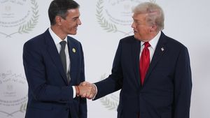 Pedro Sanchez i Donald Trump