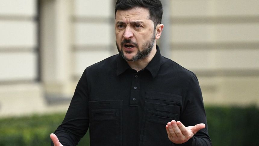 Prezydent Ukrainy Wołodymyr Zełenski 