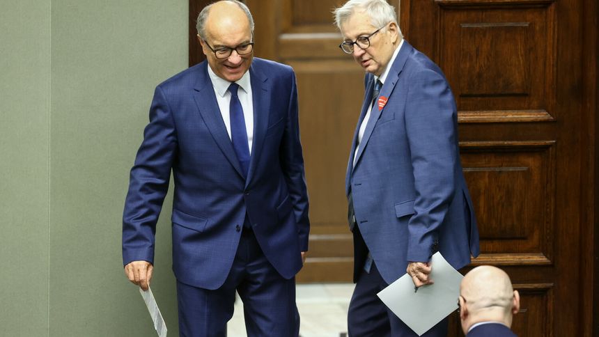 Na zdjęciu: Włodzimierz Czarzasty i Marek Siwiec