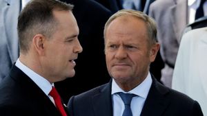 Prezydent Karol Nawrocki i premier Donald Tusk