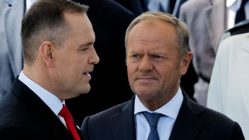 Prezydent Karol Nawrocki i premier Donald Tusk