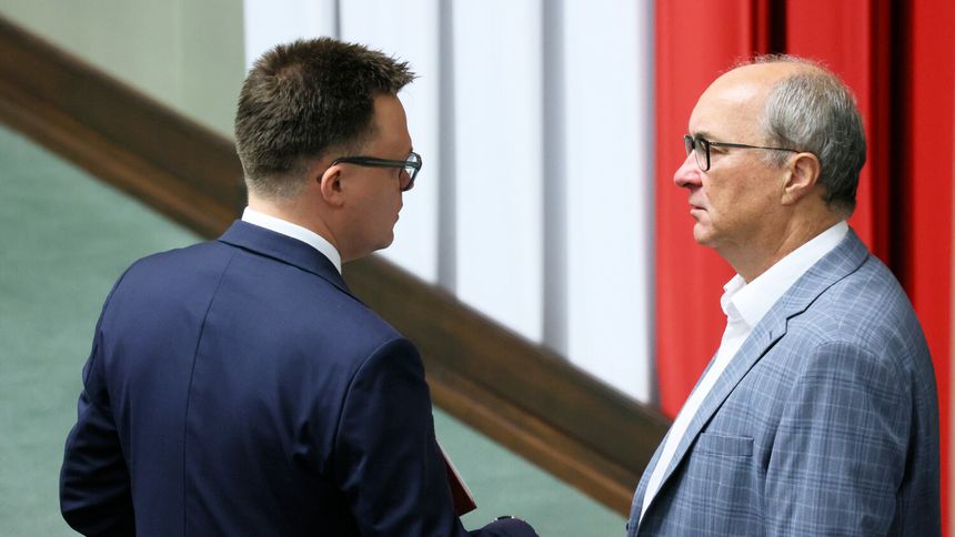 Szymon Hołownia i Włodzimierz Czarzasty 