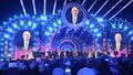 "Wystrzałowy Sylwester TV Republika" w 2024 roku. Na telebimach marszałek województwa lubelskiego Jarosław Stawiarski
