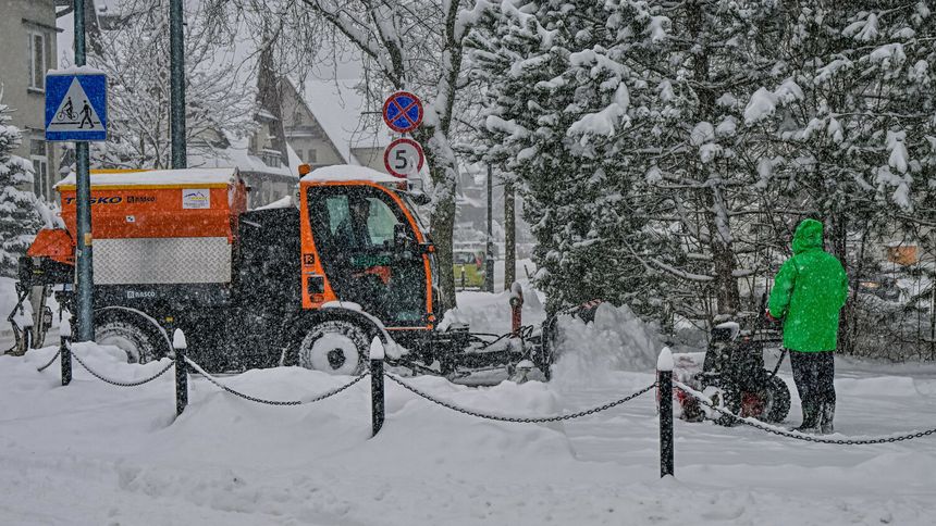 Pod koniec listopada w Zakopanem spadło W samym Zakopanem spadło ok. 40 cm śniegu