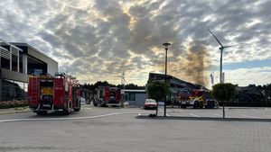 Ugaszony pożar /  PSP Kępno