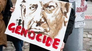 Protesty przeciwko masakrze w Gazie 