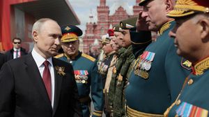 Władimir Putin i rosyjscy dowódcy