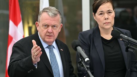 Szef MSZ Danii Lars Lokke Rasmussen i 