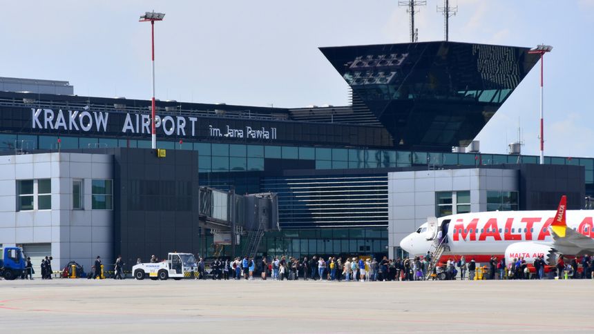 Miedzynarodowy Port Lotniczy im. Jana Pawla II Krakow-Balice.