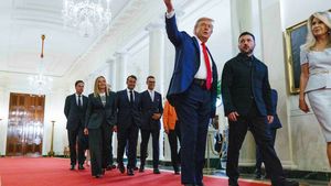 Donald Trump i Wołodymyr Zełenski 