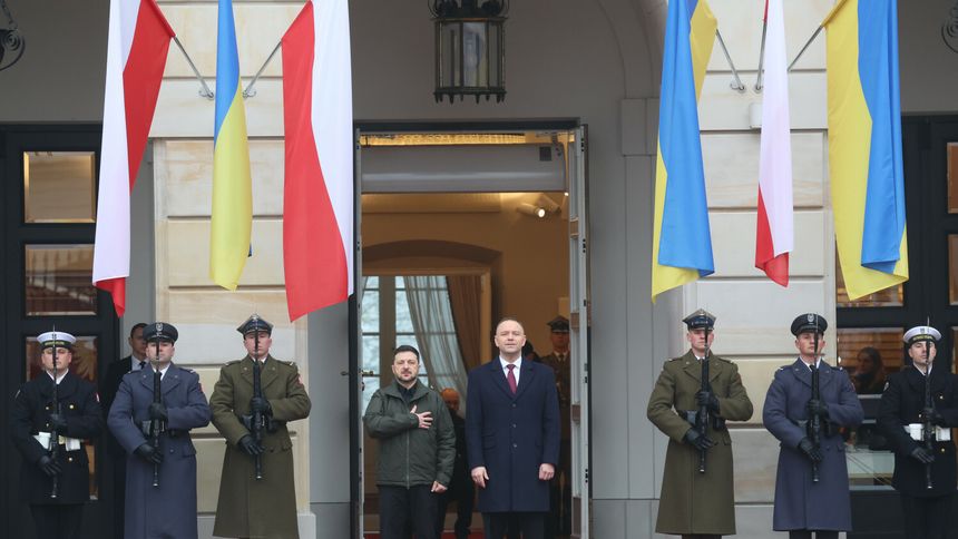 Karol Nawrocki i Wołodymyr Zełenski