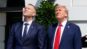 Karol Nawrocki i Donald Trump
