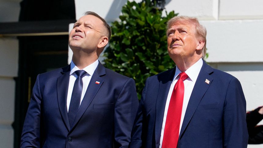 Karol Nawrocki i Donald Trump