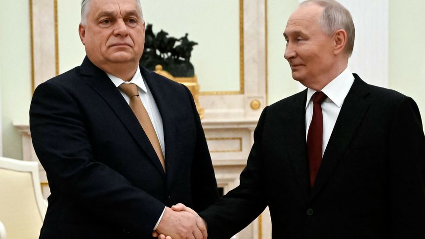 Viktor Orban z Władimirem Putinem