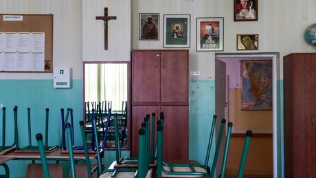 Sala katechetyczna w jednym z liceów w Krakowie