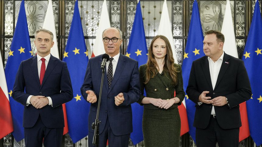 Krzysztof Gawkowski, Włodzimierz Czarzasty,  Agnieszka Dziemianowicz-Bąk, Tomasz Trela