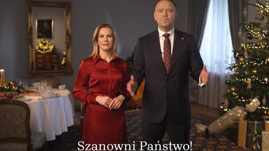 Para prezydencka złożyła życzenia świąteczne