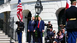 Karol Nawrocki u Donalda Trumpa 
