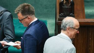 Szymon Hołownia i Włodzimierz Czarzasty 