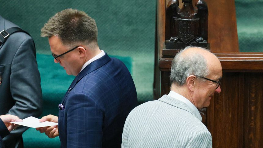 Szymon Hołownia i Włodzimierz Czarzasty 