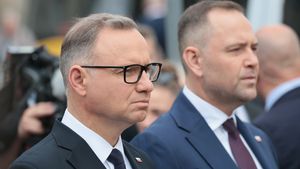 Karol Nawrocki i Andrzej Duda 
