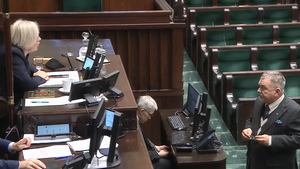 Wicemarszałek Niedziela zwraca uwagę posłowi Zapałowskiemu 