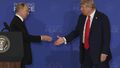Władimir Putin i Donald Trump podczas spotkania na Alasce w sierpniu br.