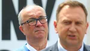 Włodzimierz Czarzasty i Tomasz Trela