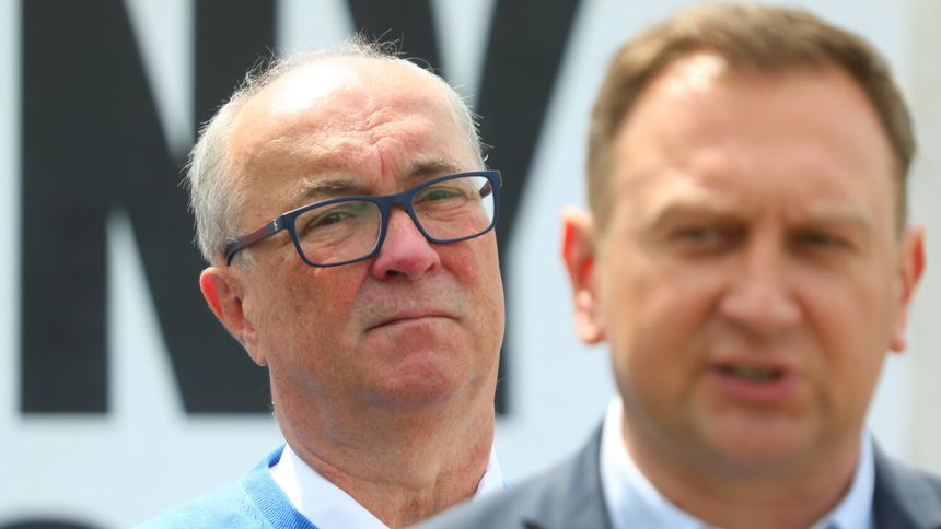 Włodzimierz Czarzasty i Tomasz Trela