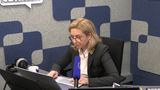 Dominika Wielowieyska w studiu TOK FM